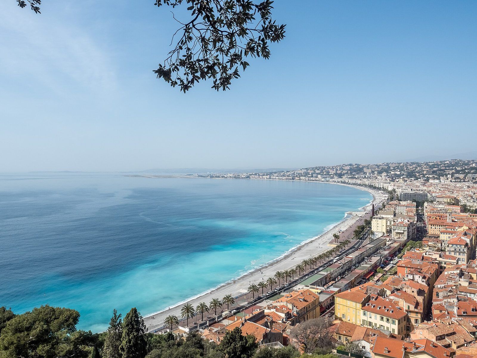 Nice, the old town and the Baie des Anges