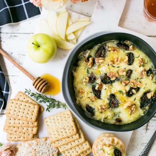 Baked Brie with Roasted Fig & Walnuts Nice Cooking