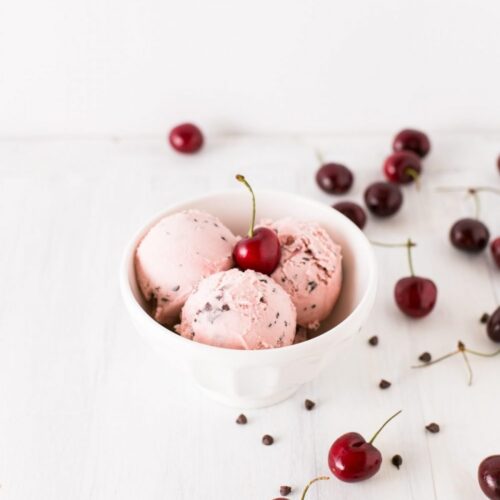 Dairy-Free Cherry Chocolate Gelato Nice Cooking